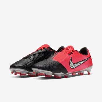 Nike Phantom Venom Elite FG - Férfi Focicipő - Piros/Fekete/Metal Titán